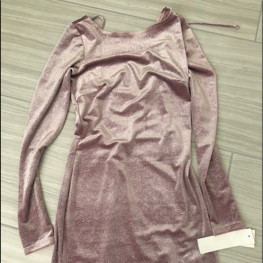 Shimmery Champagne Colored Cocktail Dress Small